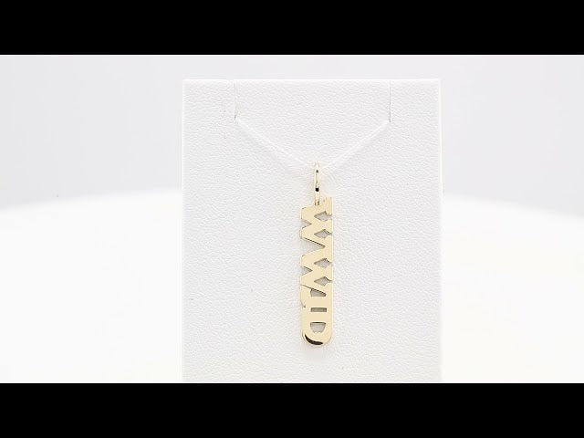 Platinum WWJD Charm/Pendant
