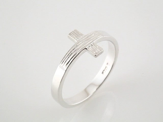 Sterling Silver The Rugged CrossÂ® Chastity Ring Size 6