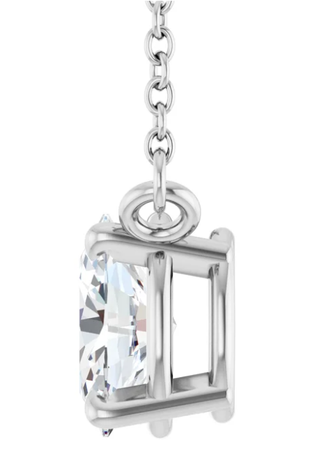 3/4 CT Lab Grown Diamond 18" Necklace